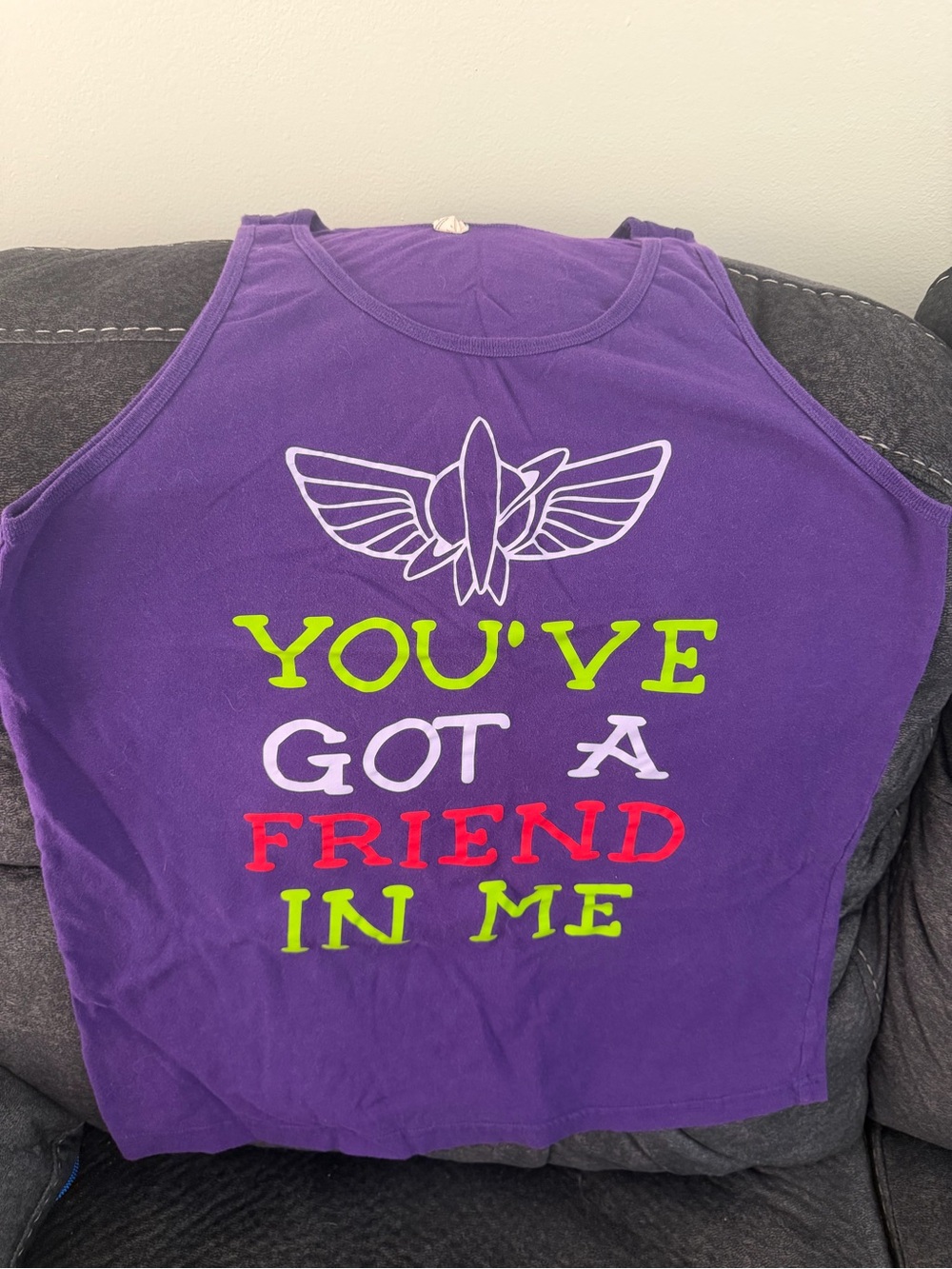 Disney Graphic Tank Top - Toy StoryYou've Got A Friend In Me. Women’s size small